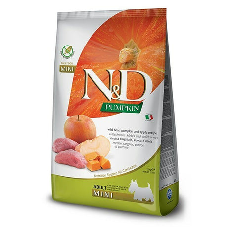Farmina Foder Farmina N&D Vuxen Äpple Kalvkött Pumpa Vildsvin 2,5 Kg