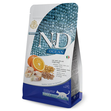 Farmina Kattmat Farmina N&D Ocean Vuxen Orange Torsk 1,5 Kg