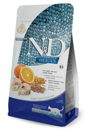 Farmina Kattmat Farmina N&D Ocean Vuxen Orange Torsk 1,5 Kg