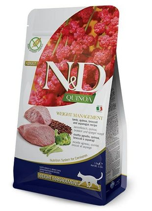 Farmina Kattmat Farmina N&D Cat Quinoa Weight Management Vuxen Lamm Broccoli 5 Kg