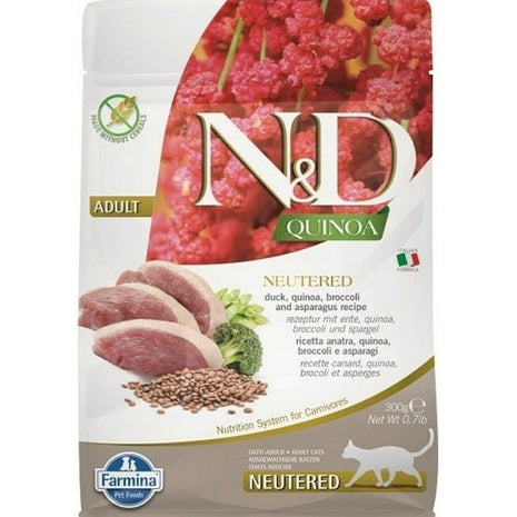 Farmina Kattmat Farmina N&D Quinoa Vuxen Anka Broccoli 300 G