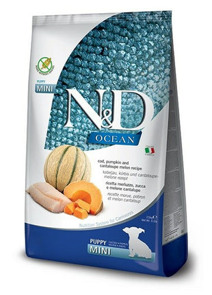 Farmina Foder Farmina N&D Mini Melon Fisk Pumpa Torsk 2,5 Kg