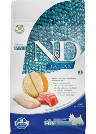 Farmina Foder Farmina N&D Ocean Vuxen Melon Lax Fisk Torsk 800 G