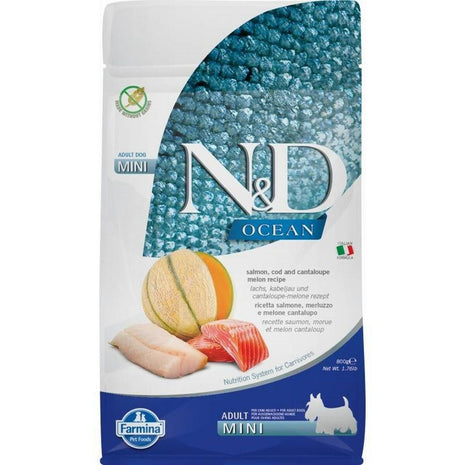 Farmina Foder Farmina N&D Ocean Vuxen Melon Lax Fisk Torsk 800 G