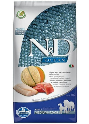 Farmina Foder Farmina N&D Vuxen Melon Lax Fisk Torsk 12 Kg