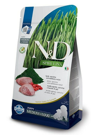 Farmina Foder Farmina Puppy Med/Maxi Barn/Junior Lamm 2 Kg Spirulina