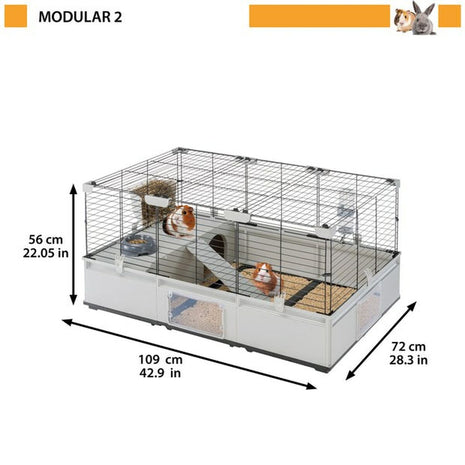 Ferplast Bur Ferplast Metall Återvunnen Plast 109 X 72 X 56 Cm