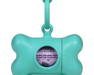 United Pets Hållare För Bajspåsar United Pets Bon Ton Nano Classic Hund Aquamarine Återvunnen Plast (6 X 3 X 4 Cm)