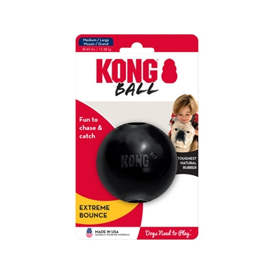 Kong Extreme Gummiball Schwarz