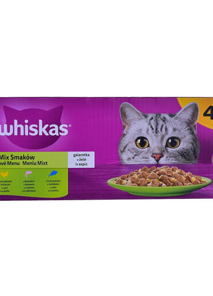 Whiskas Kattmat Whiskas Mix Favourites In Jelly Kyckling Lax Tonfisk Kalvkött 40 X 85 G
