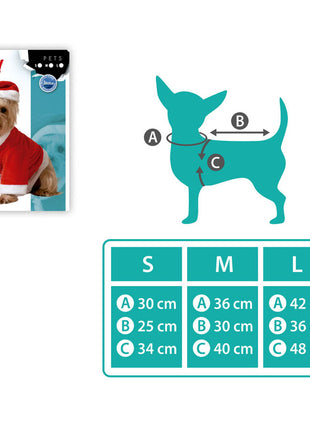 Bigbuy Carnival Hundkostym Tomte