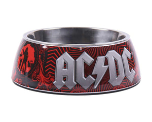 Acdc Hundmatare Acdc Melamin 410 Ml Röd Metall