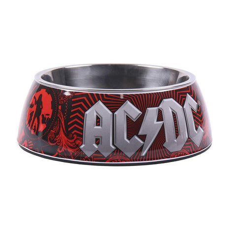 Acdc Hundmatare Acdc Melamin 410 Ml Röd Metall