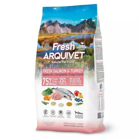 Arquivet Foder Arquivet Salmon Fresco Con Pavo Lax 10 Kg