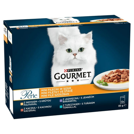 Purina Kattmat Purina Gourmet Perle Tonfisk Kalkon Lamm Anka 12 X 85 G