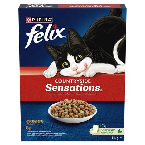 Purina Kattmat Purina Felix Countryside Sensations Nötkött 1 Kg