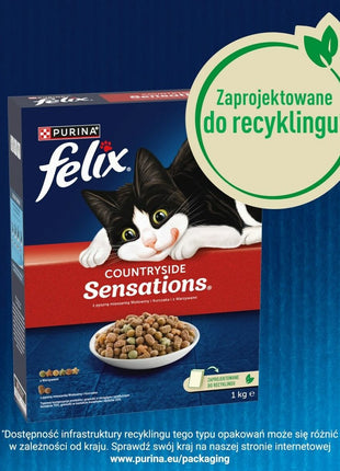 Purina Kattmat Purina Felix Countryside Sensations Nötkött 1 Kg