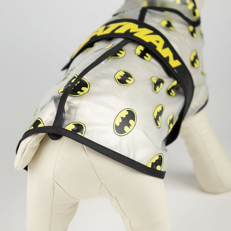 Batman Regnrock För Hundar Batman Transparent Svart M