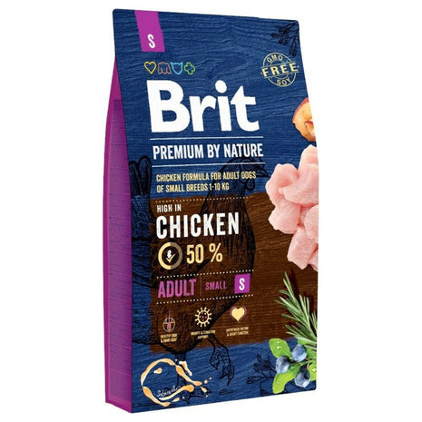 Brit Foder Brit Premium By Nature Adult Vuxen Äpple Kyckling Majs 8 Kg