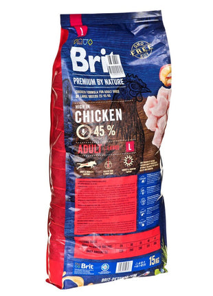 Brit Foder Brit Nature Adult Large Vuxen Kyckling 15 Kg