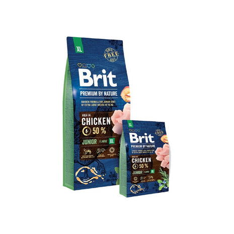 Brit Foder Brit Premium By Nature Junior Xl Vuxen Barn/Junior Kyckling 15 Kg
