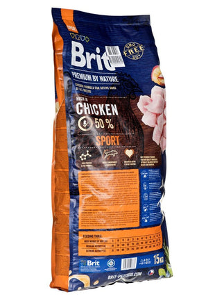 Brit Foder Brit Premium By Nature Sport Vuxen Kyckling 15 Kg