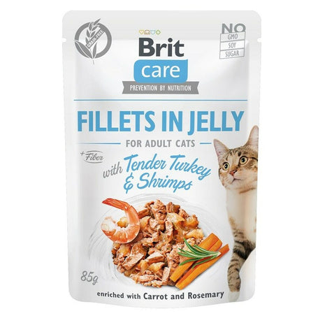 Brit Kattmat Brit Jelly Kyckling Kalkon 85 G
