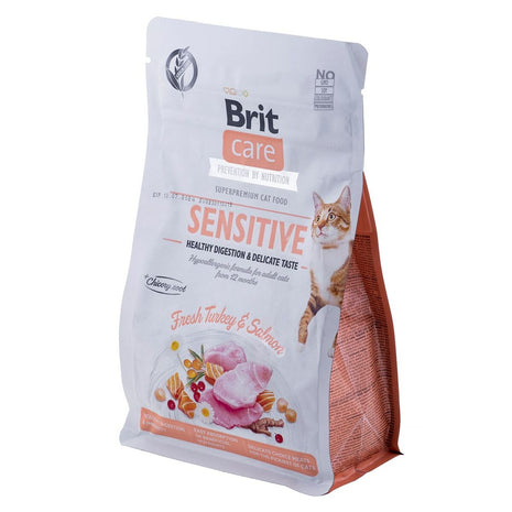 Brit Kattmat Brit Care Grain-Free Sensitive Vuxen Lax Kalkon 400 G