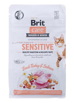 Brit Kattmat Brit Care Grain-Free Sensitive Vuxen Lax Kalkon 400 G