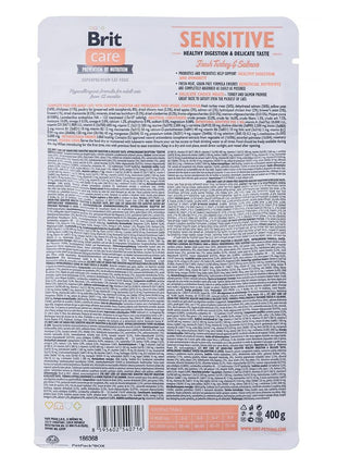 Brit Kattmat Brit Care Grain-Free Sensitive Vuxen Lax Kalkon 400 G
