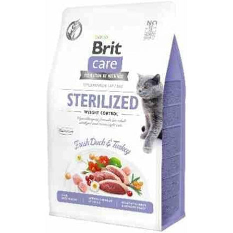 Brit Kattmat Brit Care Grain-Free Sterilized Weight Control Vuxen Kalkon Anka 400 G