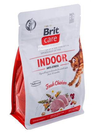 Brit Kattmat Brit Care Grain-Free Adult Indoor Anti-Stress Vuxen Kyckling 400 G