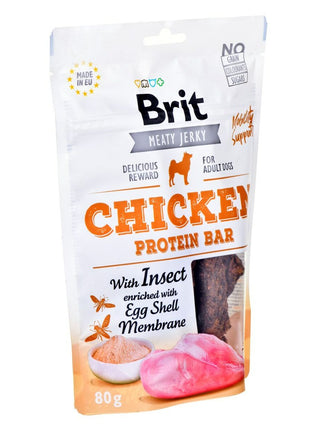 Brit Hundgodis Brit Jerky Snack Kyckling 80 G