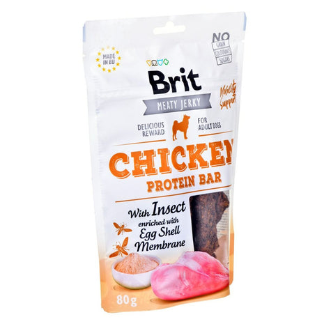 Brit Hundgodis Brit Jerky Snack Kyckling 80 G