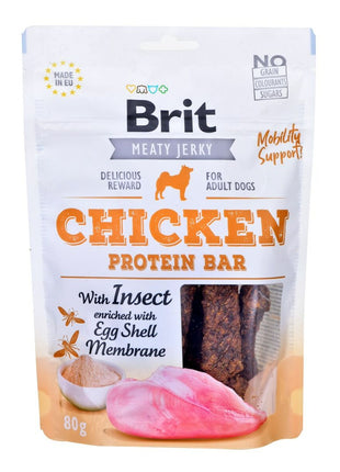 Brit Hundgodis Brit Jerky Snack Kyckling 80 G