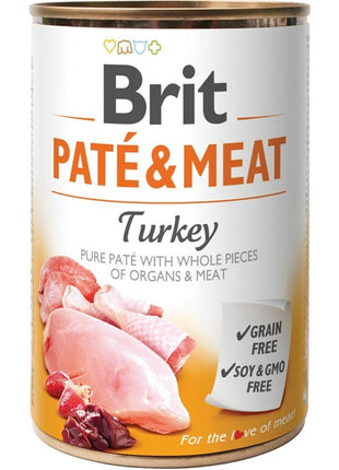 Brit Våt Mat Brit                                 Kyckling Kalkon 400 G