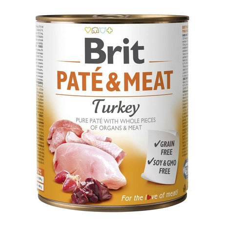 Brit Våt Mat Brit                                 Kyckling Kalkon 800 G