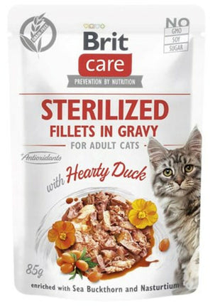 Brit Kattmat Brit Sterilized Anka 85 G