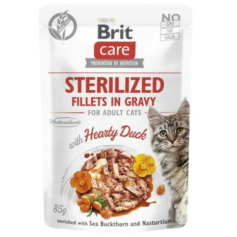 Brit Kattmat Brit Sterilized Anka 85 G
