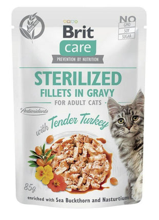 Kattmat Brit Sterilized Kalkon 85 G