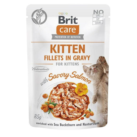Brit Kattmat Brit Care Cat Kitten Choice Lax 85 G