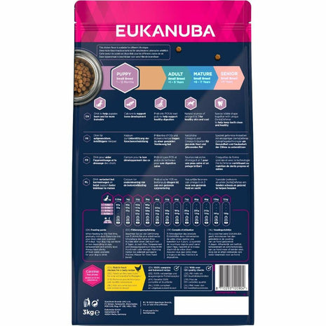Eukanuba Foder Eukanuba Growing Puppy Small Breed Barn/Junior Kyckling 3 Kg