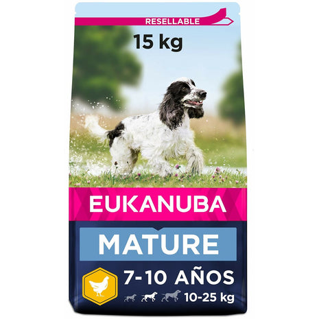 Eukanuba Foder Eukanuba Mature Vuxen Kyckling 15 Kg
