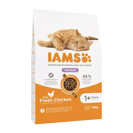 Iams Kattmat Iams Advanced Nutrition Hairball Control Kyckling 10 Kg