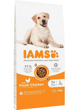 Iams Foder Iams Vitality Adult Large Breed Kyckling 12 Kg