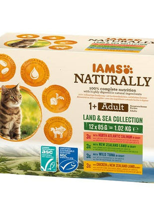 Eukanuba Kattmat Eukanuba Naturally Adult Fisk 12 X 85 G