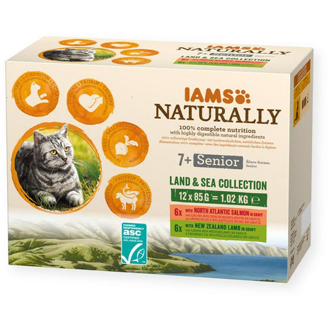 Eukanuba Kattmat Eukanuba Naturally Senior Fisk 12 X 85 G