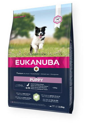 Eukanuba Foder Eukanuba Pupopy Small & Medium Barn/Junior Lamm Ris 2,5 Kg
