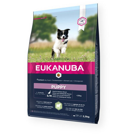 Eukanuba Foder Eukanuba Pupopy Small & Medium Barn/Junior Lamm Ris 2,5 Kg
