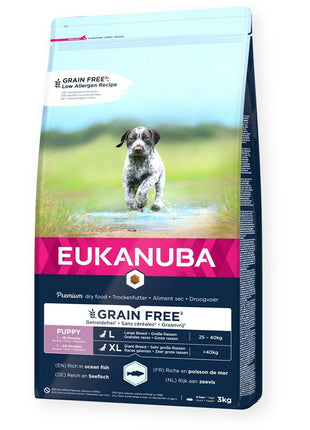 Eukanuba Foder Eukanuba Puppy Large Breed Grain Free Ocean Fish Fisk 3 Kg